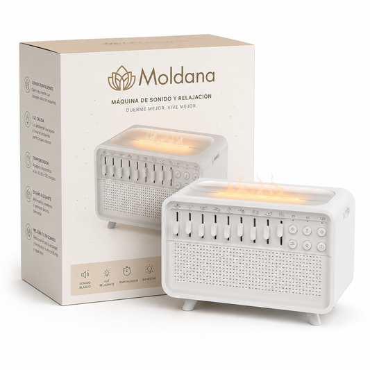 Máquina de ruido blanco con difusor de aroma