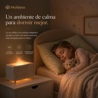 Máquina de ruido blanco con difusor de aroma