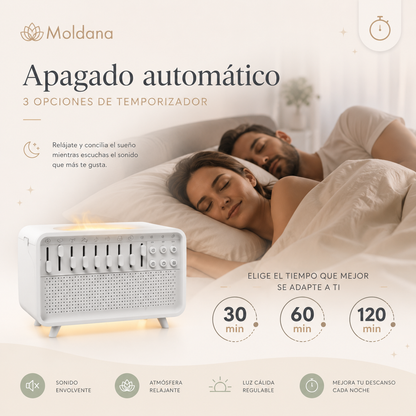 Máquina de ruido blanco con difusor de aroma